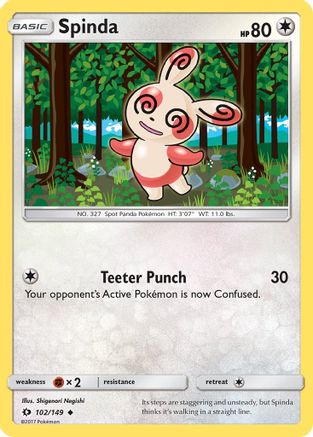 Spinda - 102/149 [SM Base Set]