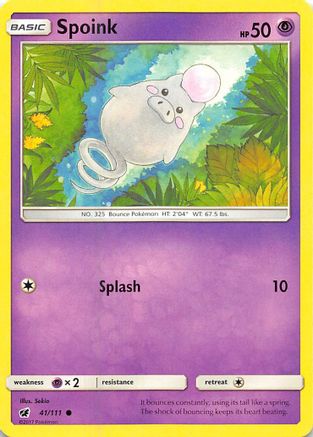 Spoink - 41/111 [SM - Crimson Invasion]