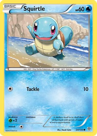 Squirtle - 24/108 [Plasma Storm] Reverse Holofoil