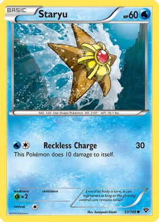 Staryu - 33/106 [XY Base Set] Reverse Holofoil