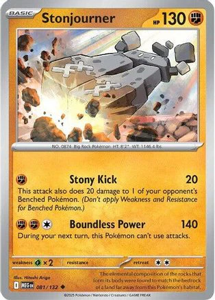 Stonjourner - 81/null [ME01: Mega Evolution] Reverse Holofoil