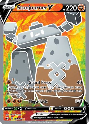 Stonjourner V (Full Art) - 193/202 [SWSH01: Sword & Shield Base Set] Holofoil