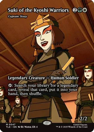 Suki of the Kyoshi Warriors - Captain Sisay (Borderless) [Avatar: The Last Airbender: Eternal-Legal] Foil