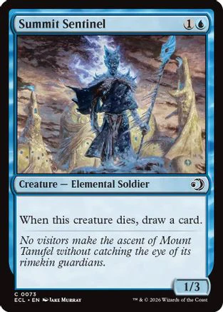 Summit Sentinel [Lorwyn Eclipsed] Foil