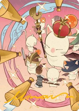 Summon: Good King Mog XII Art Card (Gold-Stamped Signature) [Art Series: FINAL FANTASY]