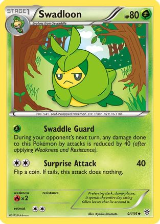 Swadloon - 9/108 [Plasma Storm] Reverse Holofoil