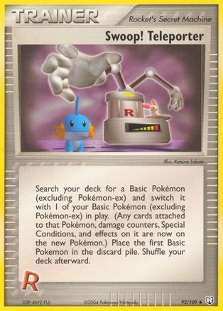 Swoop! Teleporter - 92/109 [Team Rocket Returns] Reverse Holofoil