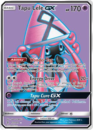 Tapu Lele GX (Full Art) - 137/145 [SM - Guardians Rising] Holofoil