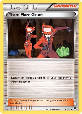 Team Flare Grunt - 73/83 [Generations] Reverse Holofoil