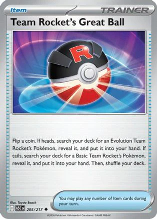Team Rocket's Great Ball - 205/null [ME: Ascended Heroes]