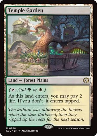 Temple Garden [Lorwyn Eclipsed] Foil