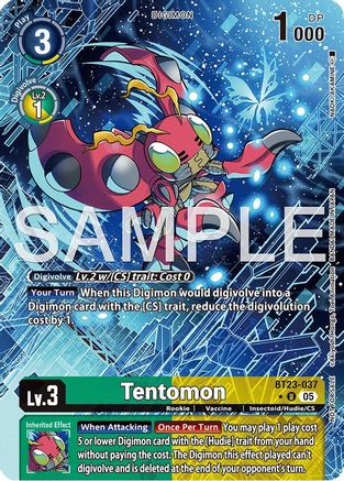 Tentomon (Hacker's Slumber Box Promotion Pack) [BT23-037] [Hackers' Slumber] Foil