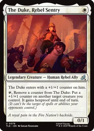 The Duke, Rebel Sentry [Avatar: The Last Airbender: Eternal-Legal] Foil