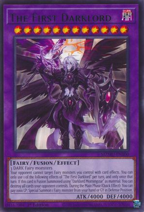 The First Darklord [MZMU-EN100] Rare 1st Edition