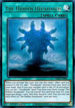 The Hidden Hecahands [PHRE-EN008] Ultra Rare 1st Edition