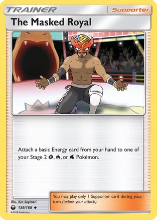 The Masked Royal - 139/168 [SM - Celestial Storm] Reverse Holofoil