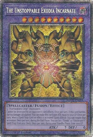 The Unstoppable Exodia Incarnate [MP25-EN008] Starlight Rare 1st Edition
