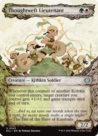 Thoughtweft Lieutenant (Showcase) [Lorwyn Eclipsed] Foil