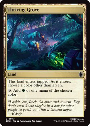 Thriving Grove [Commander: Teenage Mutant Ninja Turtles] Foil