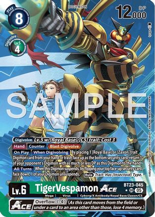 TigerVespamon ACE (Alternate Art) [BT23-045] [Hackers' Slumber] Foil