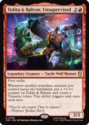 Tokka & Rahzar, Unsupervised [Commander: Teenage Mutant Ninja Turtles]