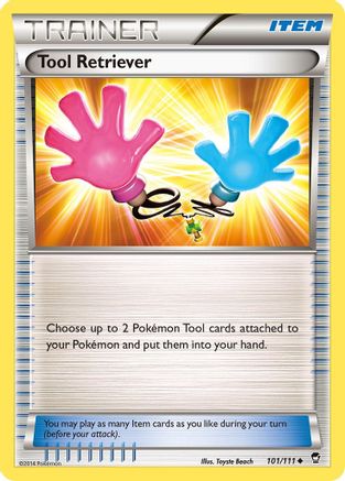 Tool Retriever - 101/106 [XY - Furious Fists] Reverse Holofoil
