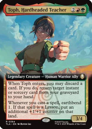 Toph, Hardheaded Teacher (Extended Art) [Avatar: The Last Airbender] Foil
