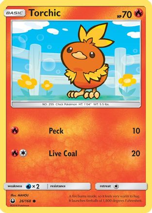 Torchic (26) - 26/168 [SM - Celestial Storm] Reverse Holofoil