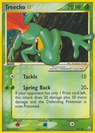 Treecko Star - 109/109 [Team Rocket Returns] Holofoil