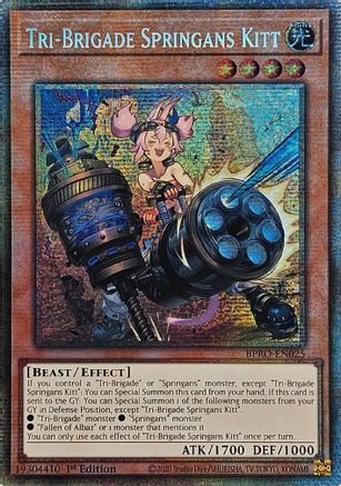 Tri-Brigade Springans Kitt  [BPRO-EN025] Starlight Rare 1st Edition