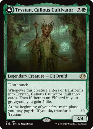 Trystan, Callous Cultivator [Lorwyn Eclipsed] Foil