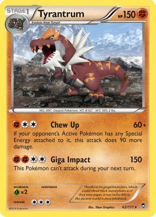 Tyrantrum - 62/106 [XY - Furious Fists]