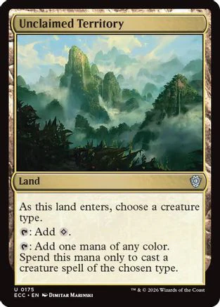 Unclaimed Territory [Commander: Lorwyn Eclipsed]