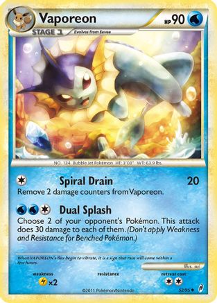 Vaporeon - 52/95 [Call of Legends]