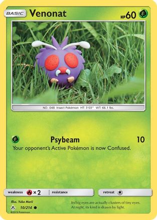 Venonat (10) - 10/214 [SM - Unbroken Bonds]