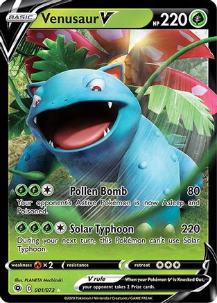 Venusaur V - 1/73 [Champion's Path] Holofoil