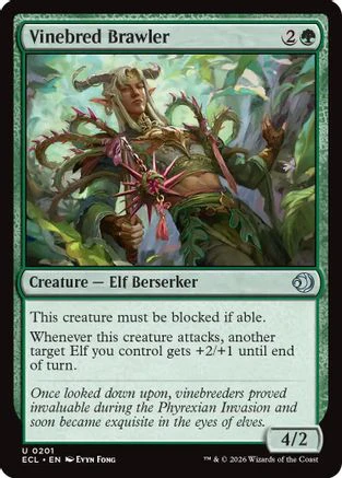 Vinebred Brawler [Lorwyn Eclipsed] Foil