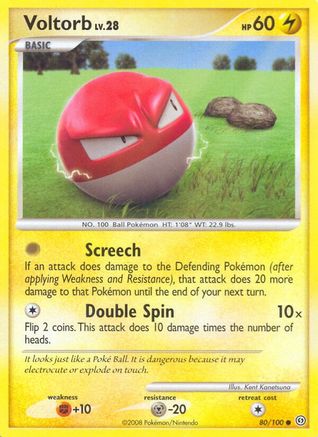 Voltorb (80) - 80/106 [Stormfront] Reverse Holofoil