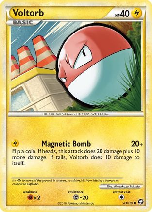 Voltorb - 83/106 [Triumphant] Reverse Holofoil