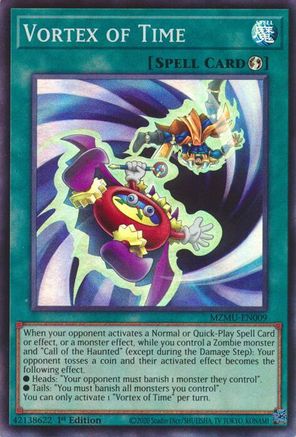 Vortex of Time [MZMU-EN009] Super Rare 1st Edition