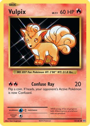 Vulpix - 14/108 [XY - Evolutions] Reverse Holofoil