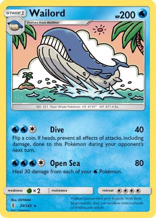 Wailord - 30/145 [SM - Guardians Rising]