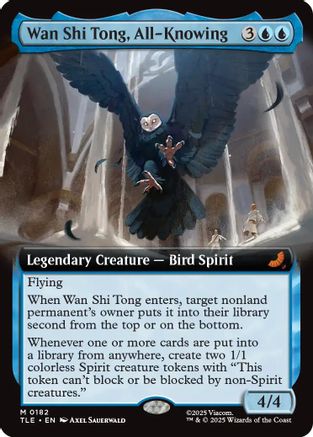 Wan Shi Tong, All-Knowing (Extended Art) [Avatar: The Last Airbender: Eternal-Legal] Foil