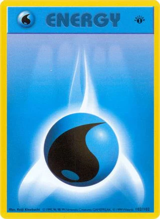 Water Energy - 102/102 [Base Set (Shadowless)] Unlimited