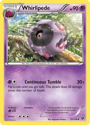 Whirlipede - 52/106 [XY Base Set]