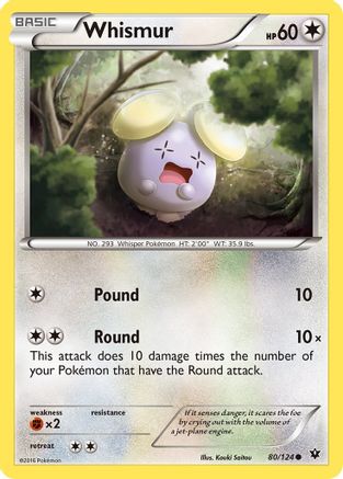 Whismur - 80/124 [XY - Fates Collide]