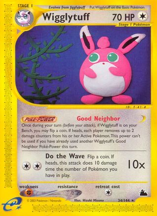 Wigglytuff - 34/144 [Skyridge] Reverse Holofoil