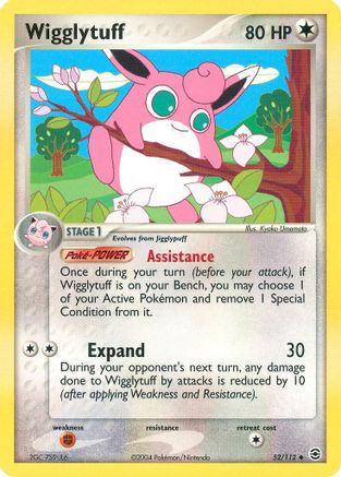 Wigglytuff - 52/112 [FireRed & LeafGreen] Reverse Holofoil
