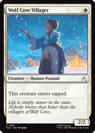 Wolf Cove Villager [Avatar: The Last Airbender: Eternal-Legal] Foil