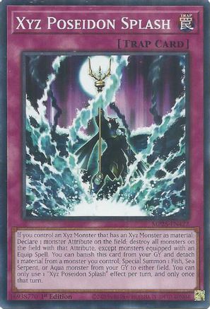 Xyz Poseidon Splash [MP25-EN422] Common / Short Print 1st Edition